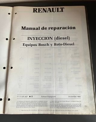 Manual Reparación Renault Inyección Diésel INJ.R