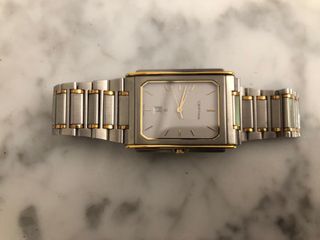 Certina - Reloj de lujo dorado y plateado