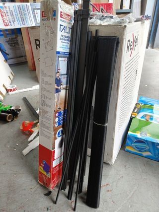 Telaio in alluminio Tesa con zanzariera 80 cm x 80c