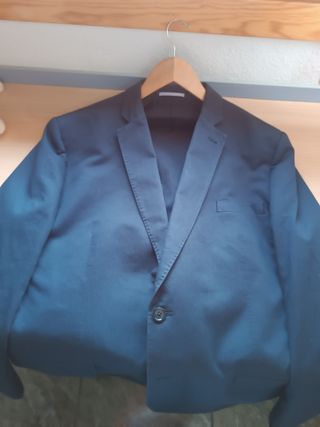 Traje caballero azul marino 
