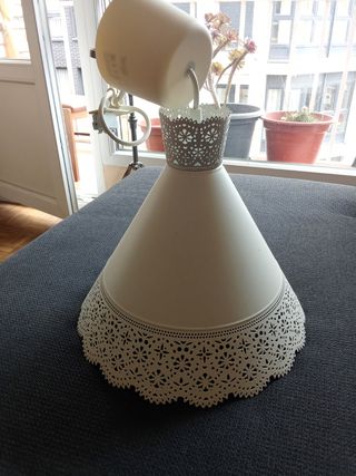 Lámpara techo blanca vintage