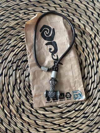 Collar martillo Thor cuero