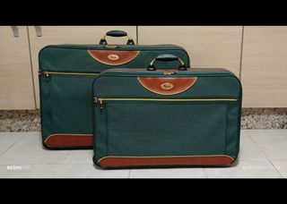 Maletas viaje - Verde & Marrón