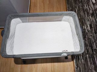Minicuna Colecho Bebé Gris