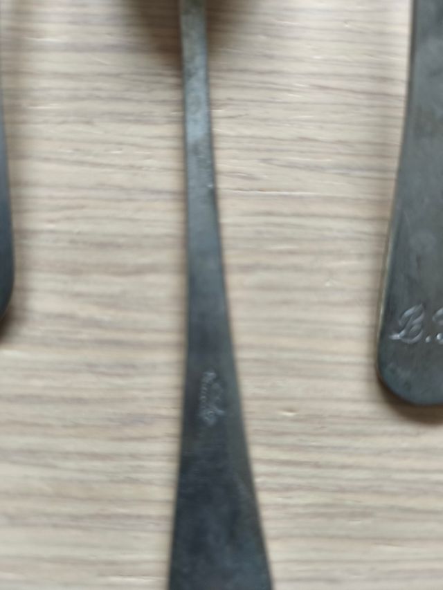 Cubiertos alpaca antiguos