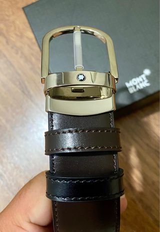 Cinturón Montblanc Piel Negro