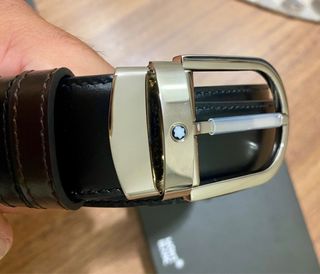 Cinturón Montblanc Piel Negro