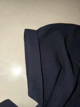 Vestido azul marino botones