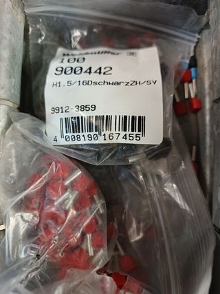 Punteras aisladas cables eléctricos
