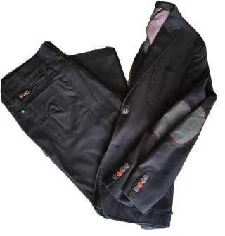 Completo uomo giacca + pantalone – Taglia 48 – Blu