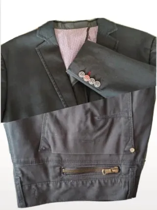 Completo uomo giacca + pantalone – Taglia 48 – Blu