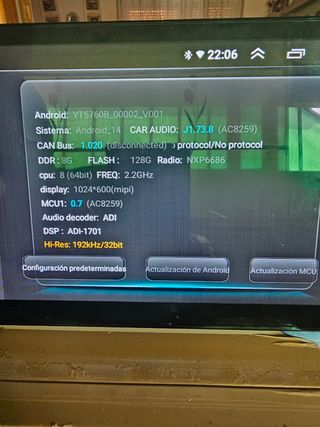 Radio Coche Android 10.1" 8G+128G