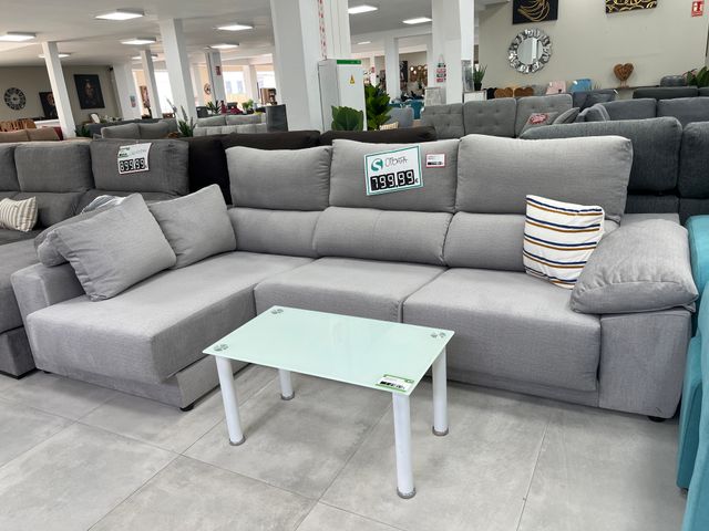 Liquidazione!! Divano chaise longue grigio