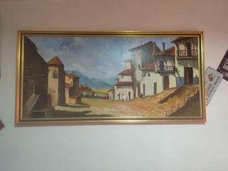 Cuadro paisaje italiano 140 de largo 70 de ancho
