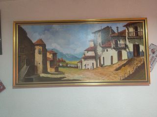 Cuadro paisaje italiano 140 de largo 70 de ancho
