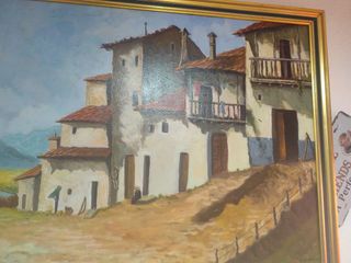 Cuadro paisaje italiano 140 de largo 70 de ancho
