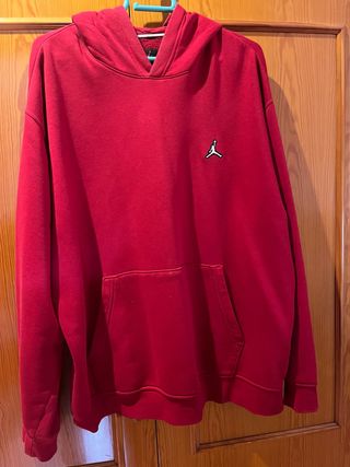 Sudadera Jordan roja talla L