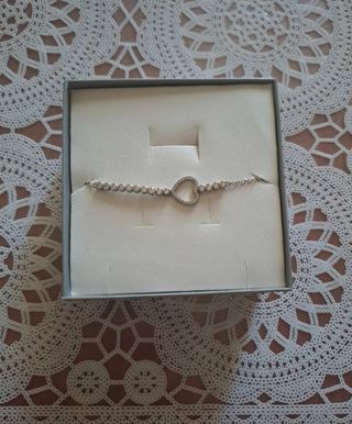 Bracciale con cuore in argento marca D'AMANTE.