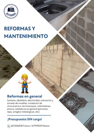 REFORMAS Y MANTENIMIENTO