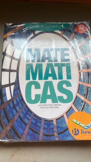 Matemáticas 1 Bachillerato Nueva etapa Bruño Ed...