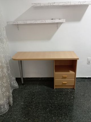 Mesa escritorio madera - beige