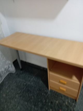 Mesa escritorio madera - beige