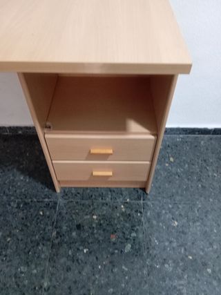 Mesa escritorio madera - beige