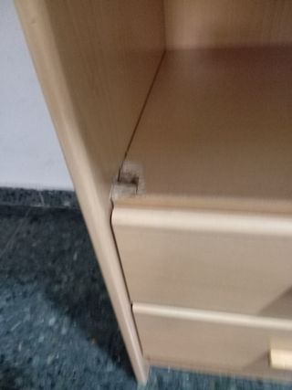 Mesa escritorio madera - beige