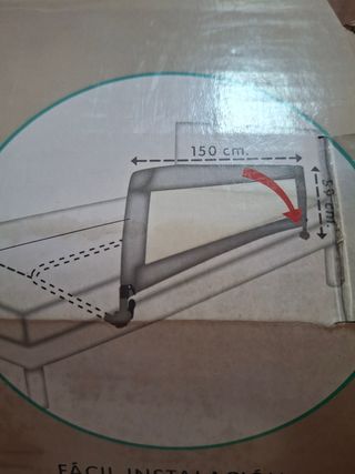 Barrera cama bebé - Protector cuna