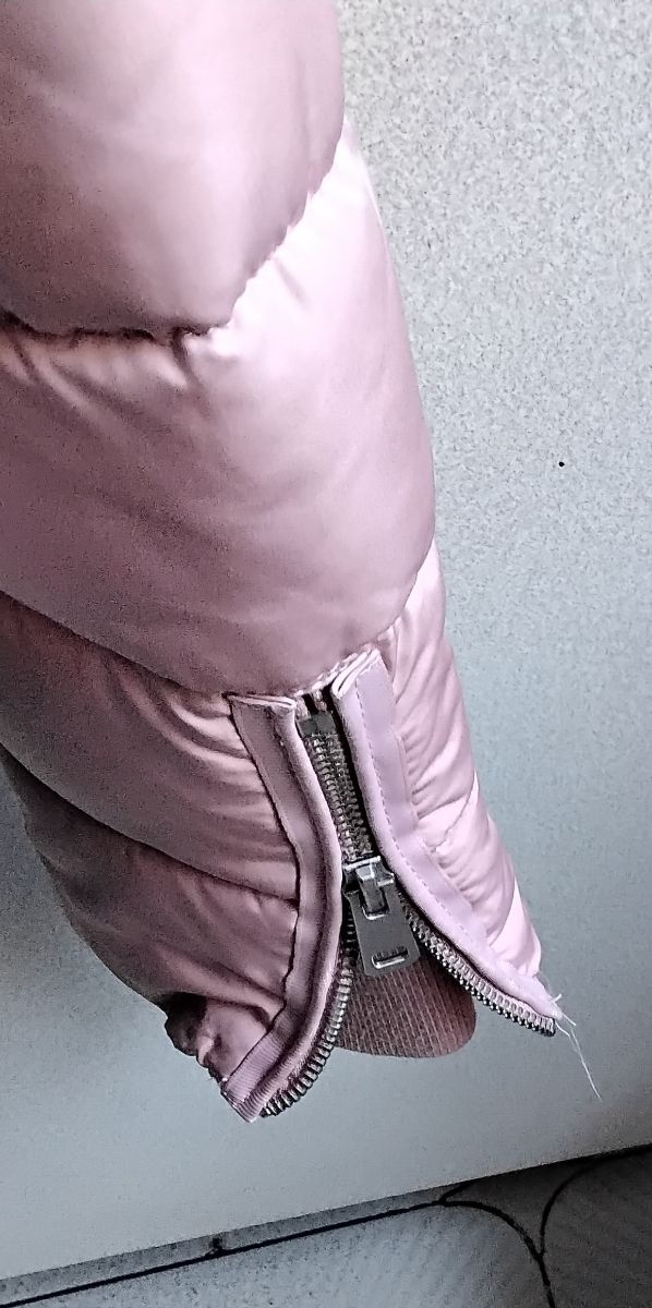 Chaqueta acolchada Zara rosa