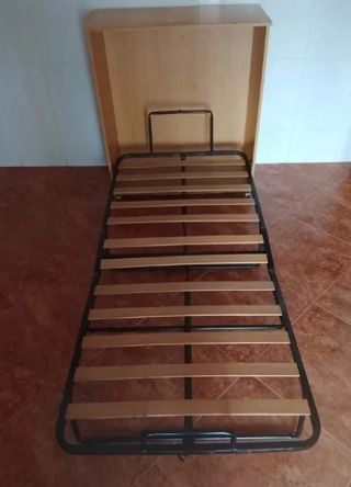 Cama plegable - Mueble cama con ruedas