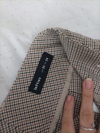 Pantalón Lefties mujer - beige/marrón
