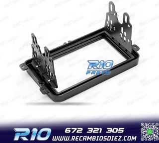 MARCO NEGRO RADIO 2-DIN PARA SEAT ALTEA LEON TOLEDO SKODA FA