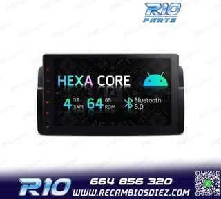 RADIO GPS ANDROID 13 PARA BMW E46 SERIE 3