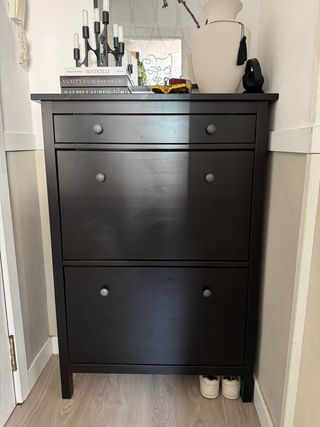 Zapatero Hemnes Ikea - Negro