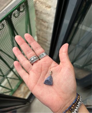 Colgante Dumortierita azul