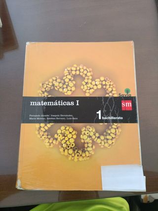 Matemáticas I. 1 Bachillerato. Savia