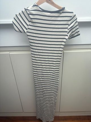 Vestido rayas blanco-negro