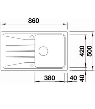 BLANCO SONA 5 S 527334, SILGRANIT, color gris volc