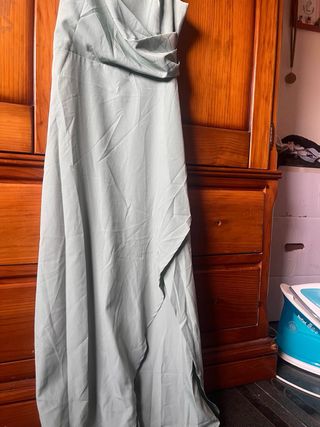 Vestido largo abertura pierna 