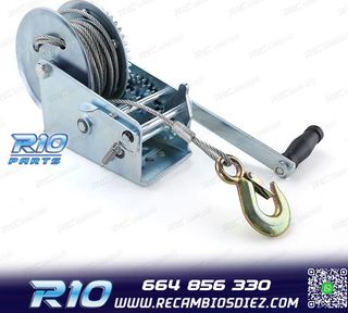 CABRESTANTE PROFESIONAL 1500KG Y 10 METROS