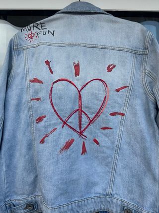 Chaqueta vaquera Desigual Talla S - Love