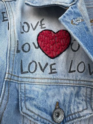 Chaqueta vaquera Desigual Talla S - Love