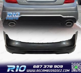 PARAGOLPES TRASERO MERCEDES CLASE C W204 12-15 LOOK AMG