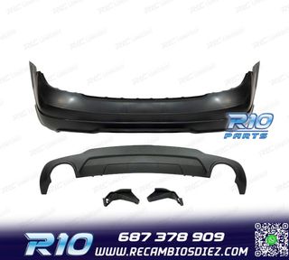 PARAGOLPES TRASERO MERCEDES CLASE C W204 12-15 LOOK AMG