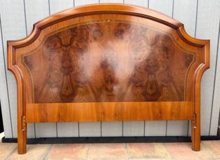 Cabecero cama madera marrón
