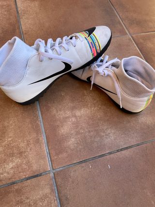 Nike Mercurial CR7 Blancas - 40 - Edición Especial