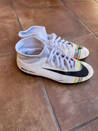 Nike Mercurial CR7 Blancas - 40 - Edición Especial