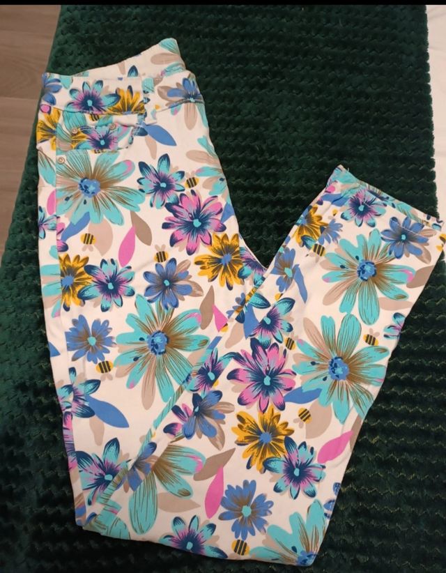 Pantalones estampados algodón