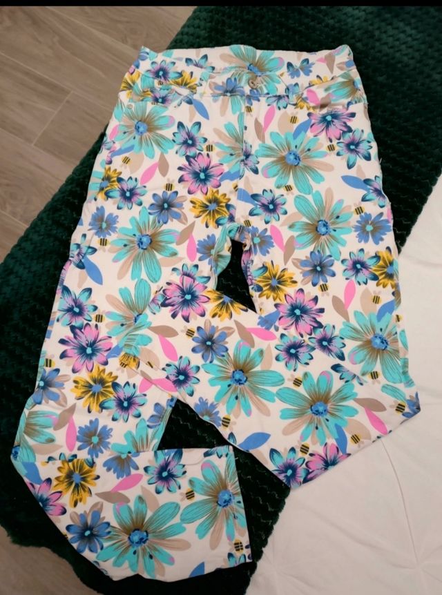 Pantalones estampados algodón